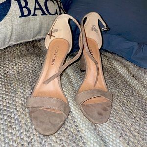 Madden Girl Nude Heels Size 7.5